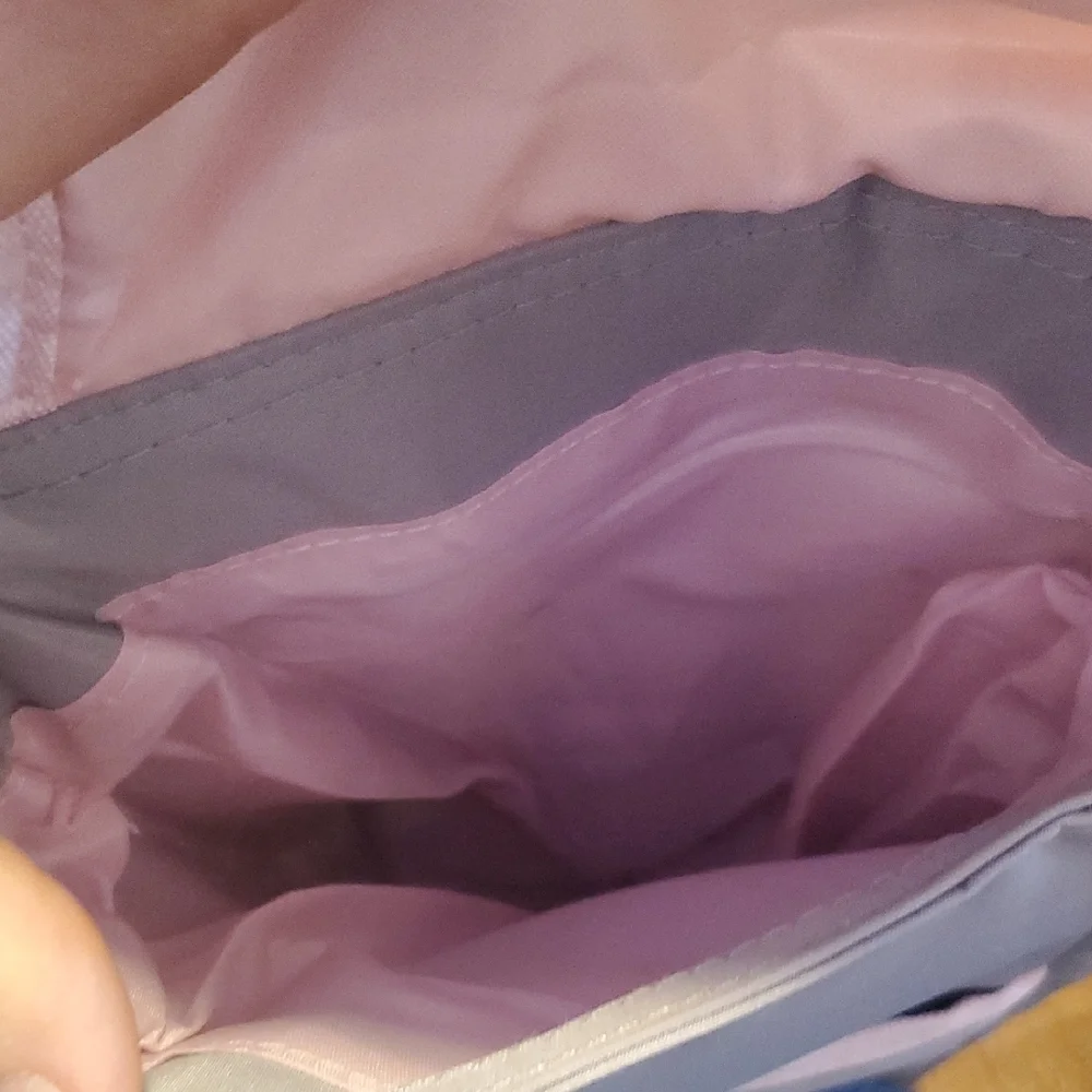 Insulated Charming Pink and Gray Bag
